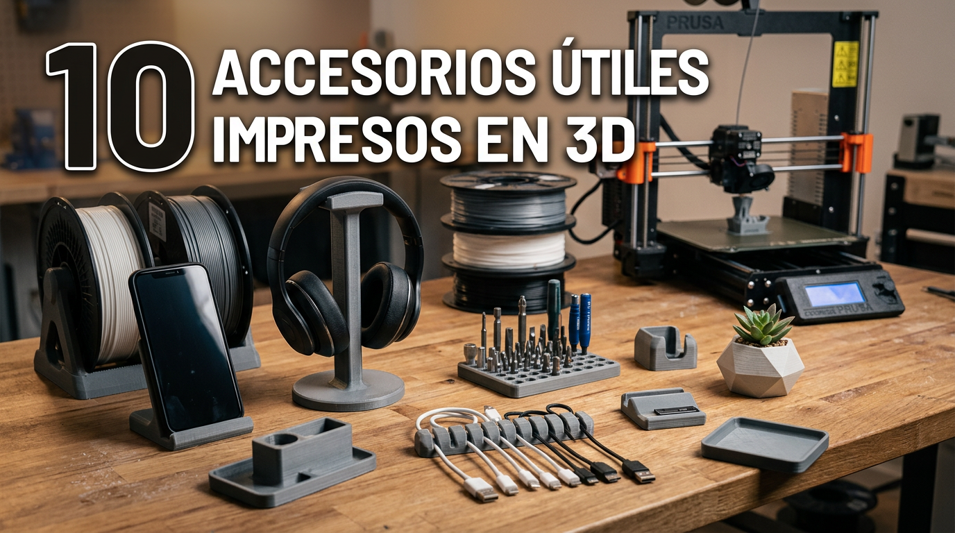 10 cosas útiles para imprimir en 3D | 2026