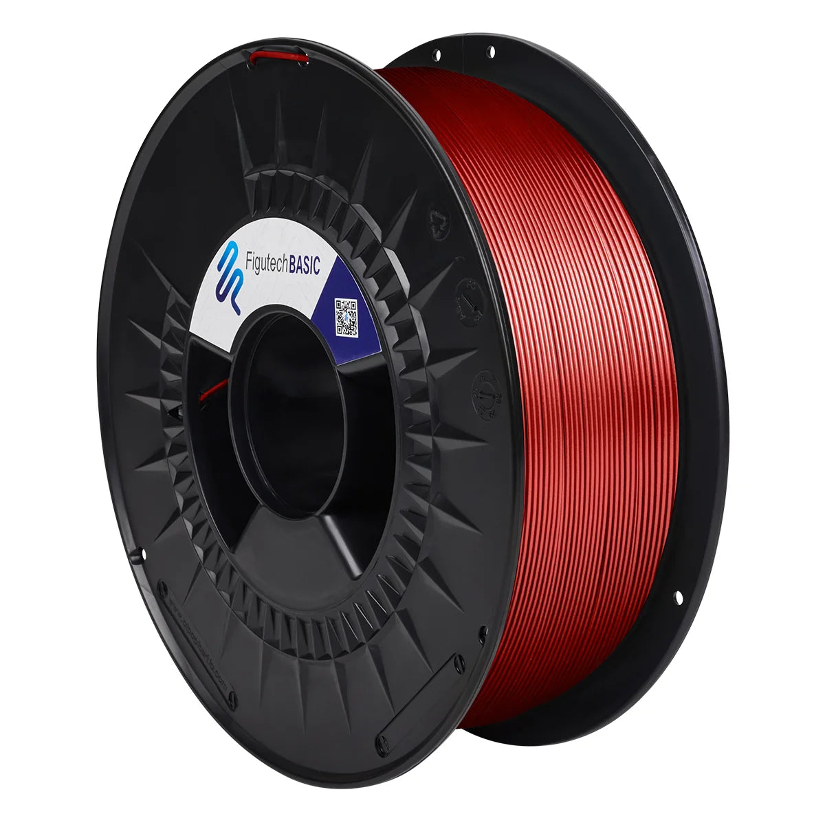 Filamento PLA Basic Rojo Figutech 1.75mm 1kg