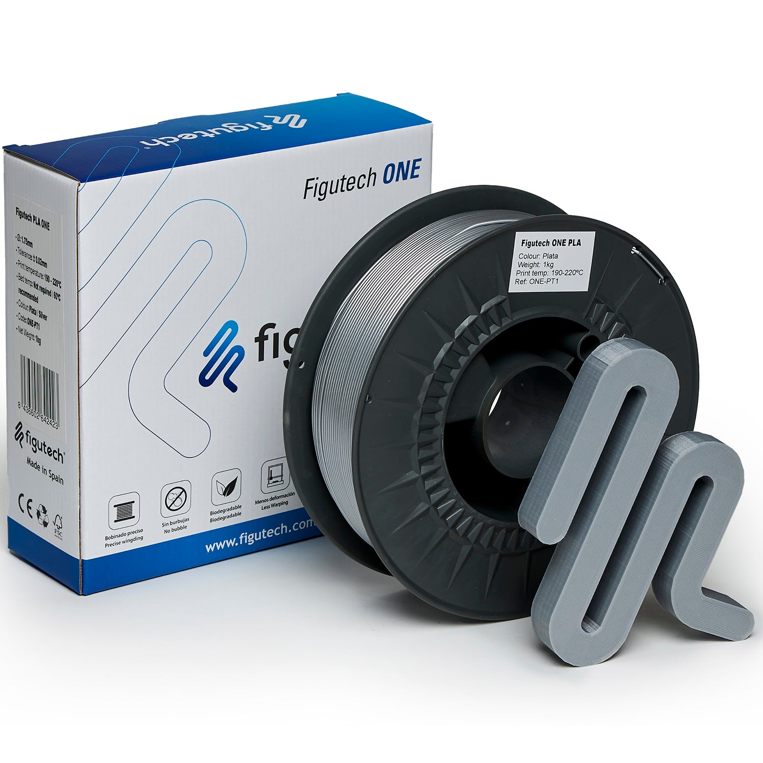 Comprar Filamento PLA PLATA