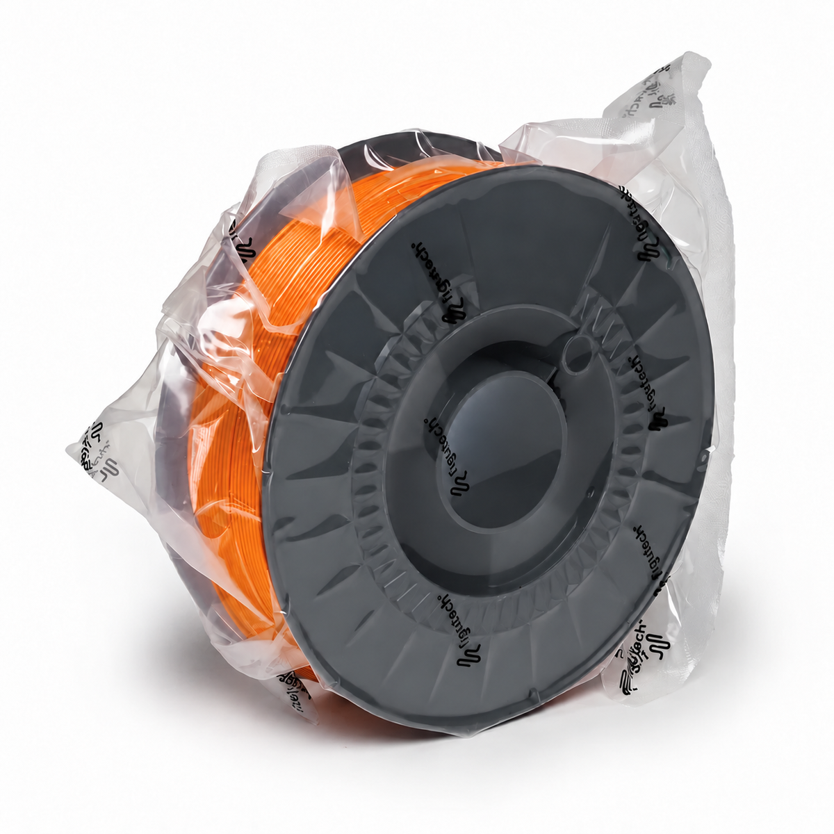 Bobina de PLA Silk Naranja Figutech envasada al vacío