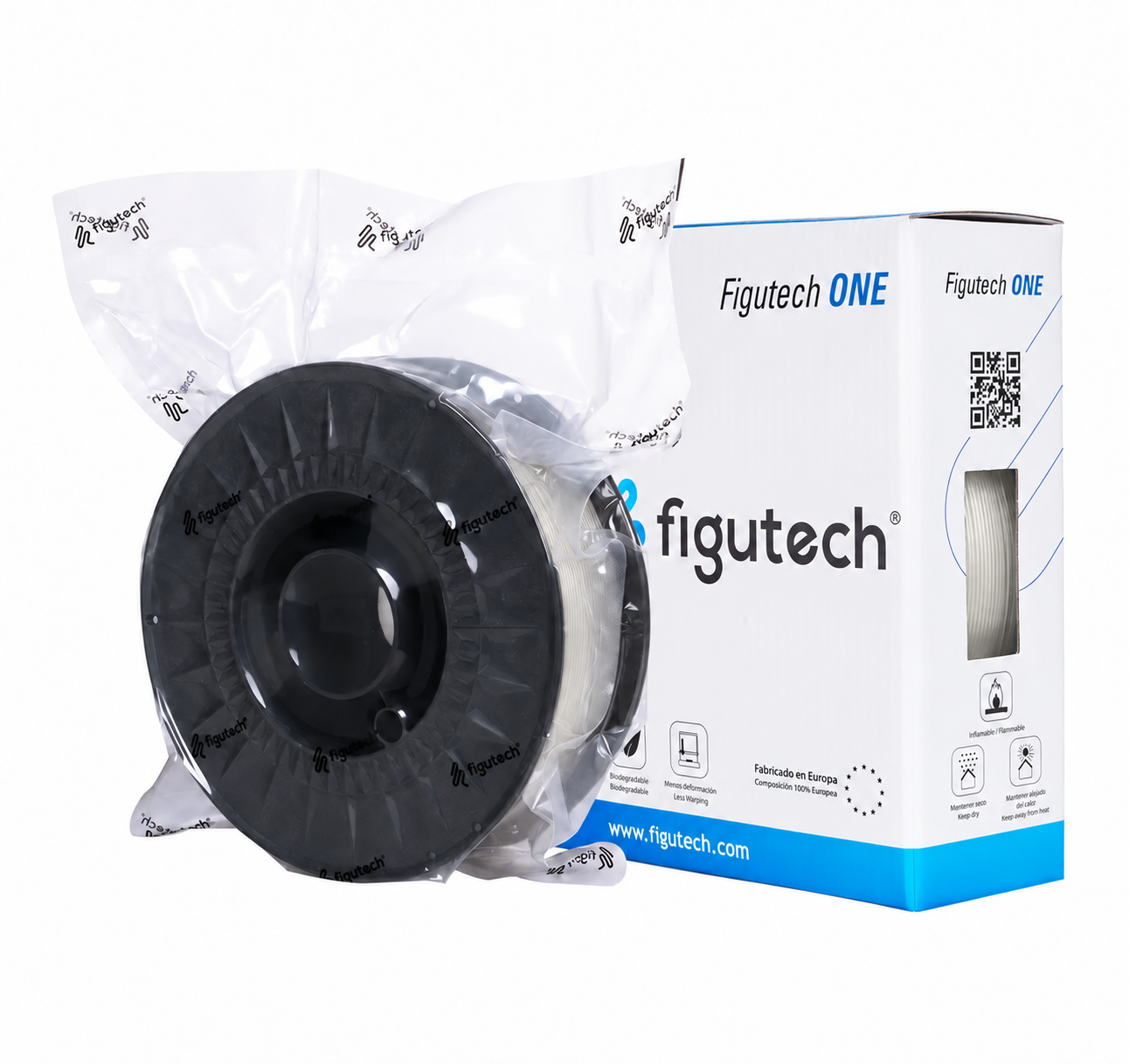 Filamento PLA Natural - Figutech ONE 1.75mm 1kg