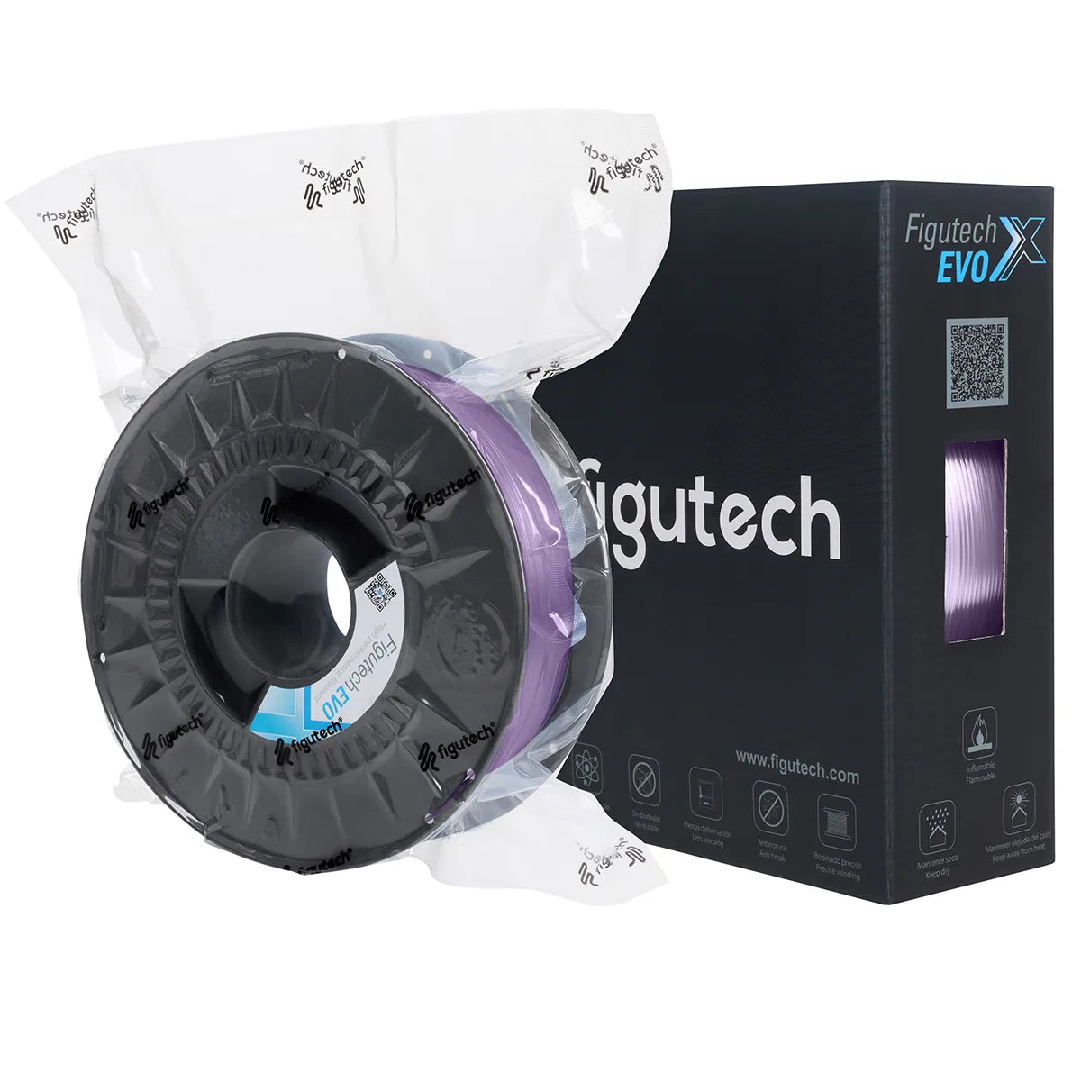 Filamento PETG Translucido Amatista | EVO-X 1.75mm 1kg