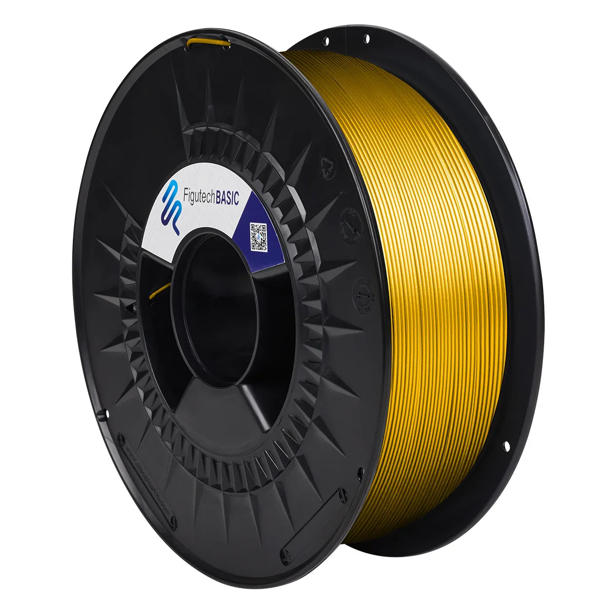 Filamento PLA Basic Amarillo Figutech 1.75mm 1kg