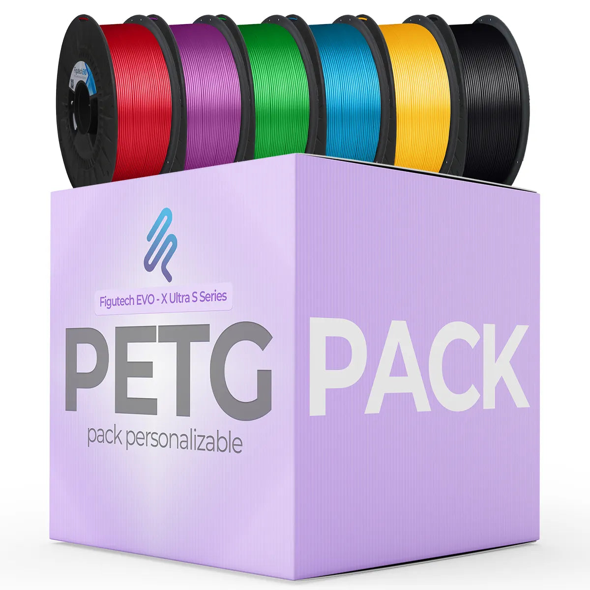 Pack Filamento PETG 10KG - Figutech EVO-X