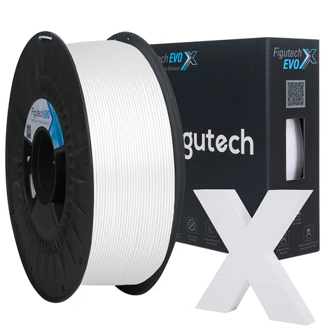 Filamento PLA+ Blanco - Figutech EVO-X Reforzado 1.75mm 1kg