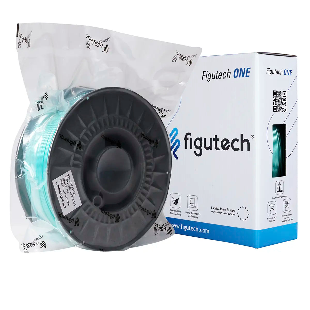 Filamento PLA Crystal Jade – Figutech ONE 1.75mm 1kg