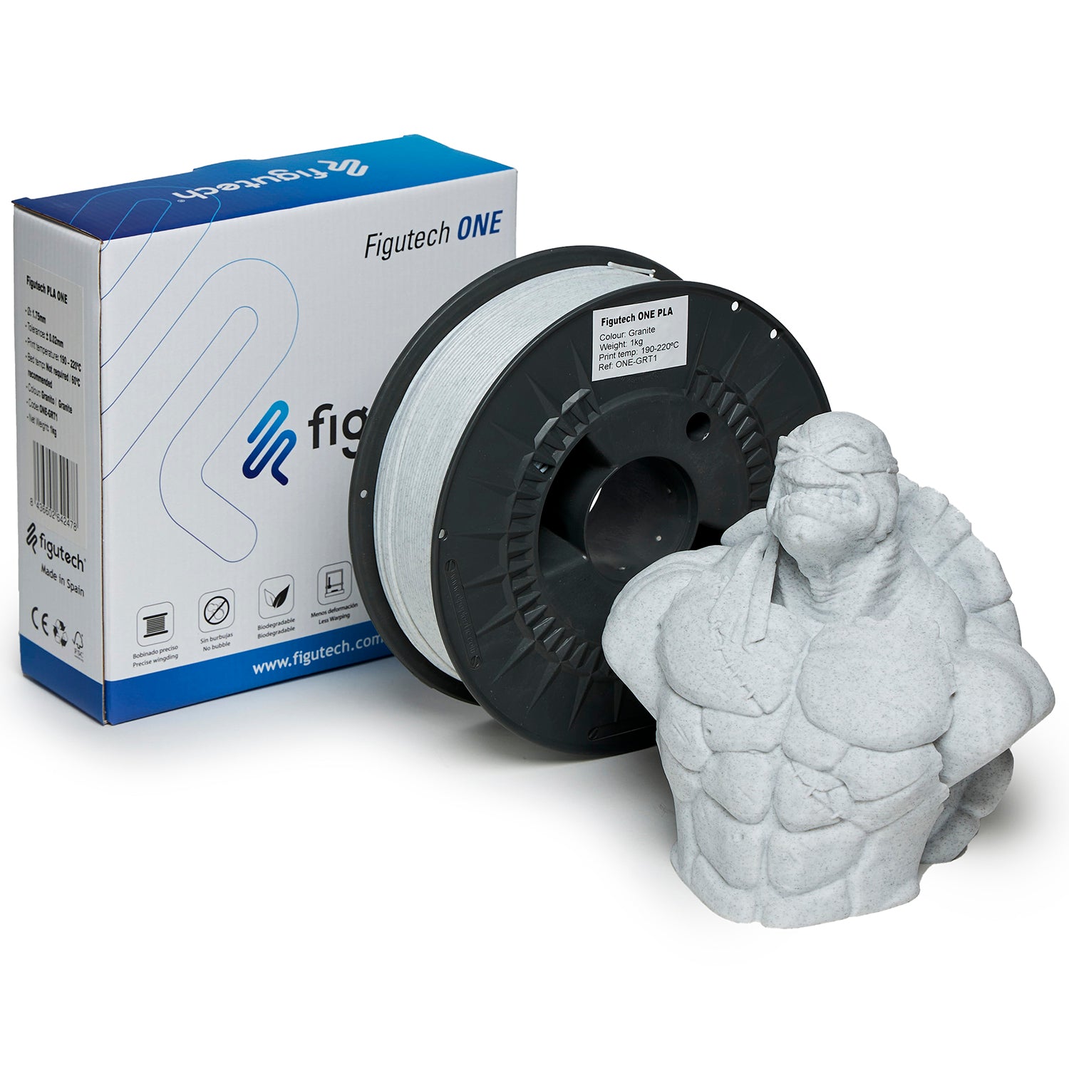 Filamento PLA Granito - Figutech ONE 1.75mm 1kg