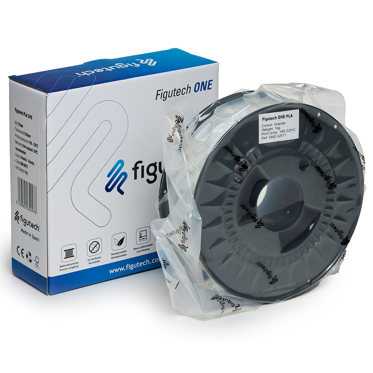 Filamento PLA Granito - Figutech ONE 1.75mm 1kg