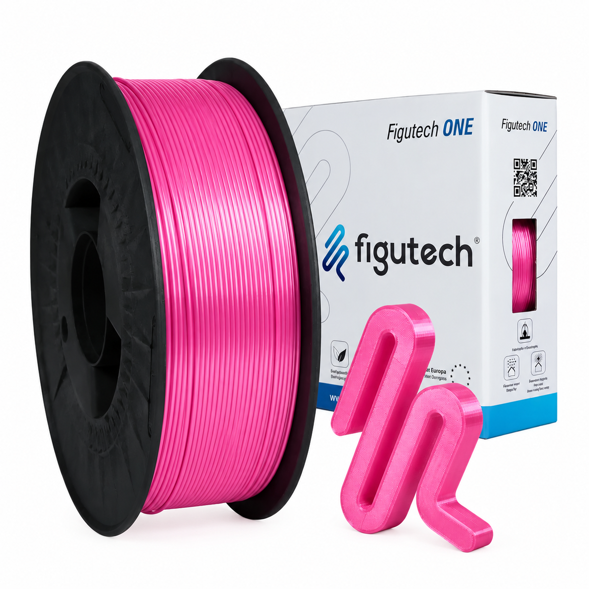 PLA Silk SuperPink - Figutech ONE 1.75mm 1kg