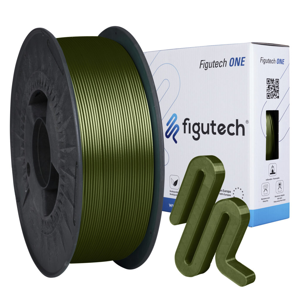 compra filamento pla verde oliva para impresion 3d